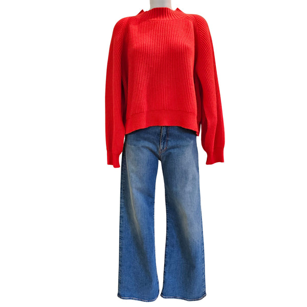 Cashmere Cape Pur Schoen, CANNES, Rot