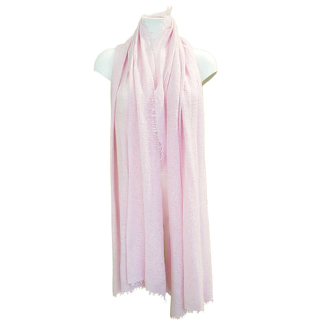 Pur Schoen, Cashmere Schal in Puderrosé