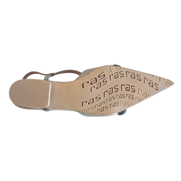 RAS, Flat-Sling in Silber mit Schmucksteinen