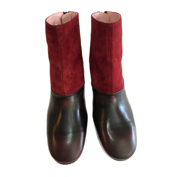RAS, Berry, formschöne Stiefelette im Materialmix