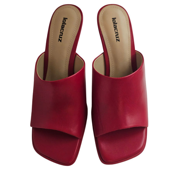 Lola Cruz, rote Pantolette
