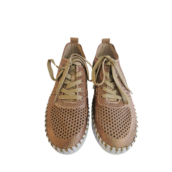 Ilse Jacobsen, Schnürschuh in Cognac