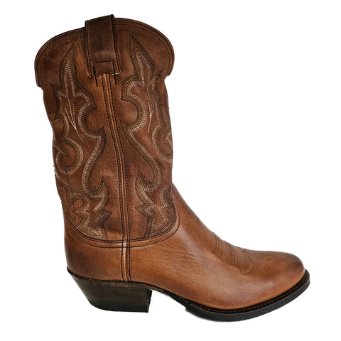 Sendra, hangearbeiteter Cowboystiefel in Cognac
