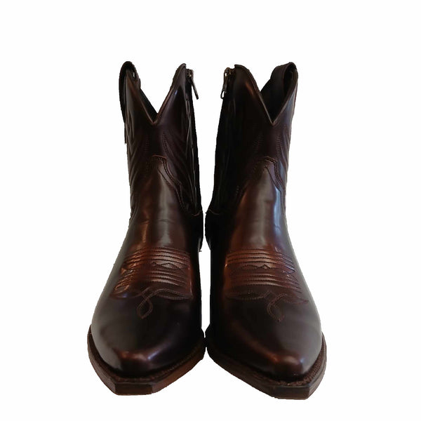 Sendra, extravagante Cowboy-Boots in Bronze