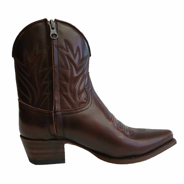 Sendra, extravagante Cowboy-Boots in Bronze