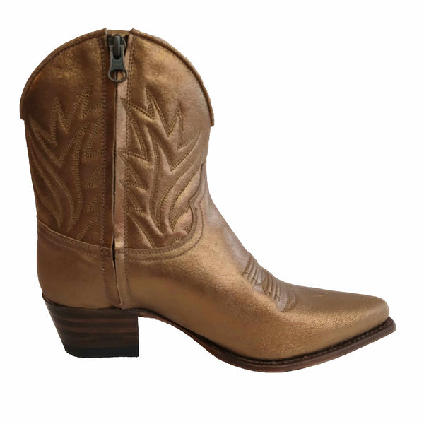 Sendra, extravagante Cowboy-Boots in Gold