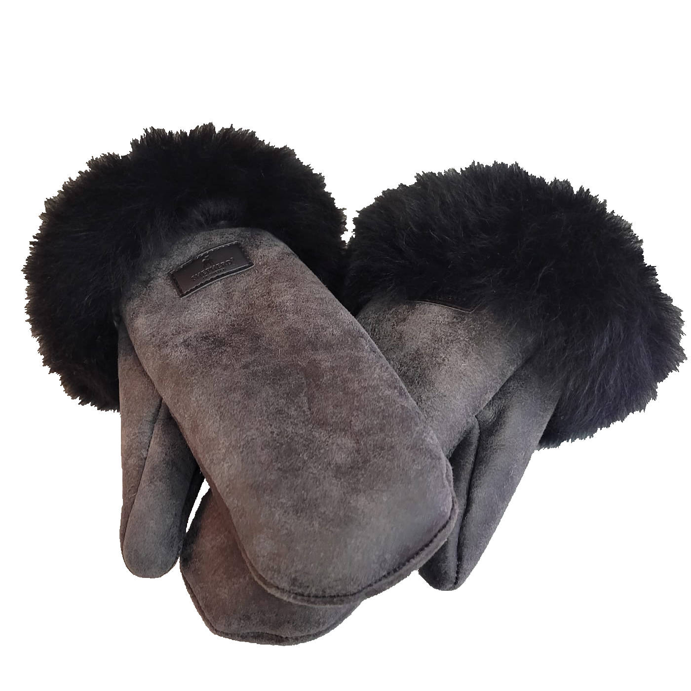 shepherd handschuhe Shepherd, Lammfellfäustlinge in Schwarz – Schuhe by Milliways