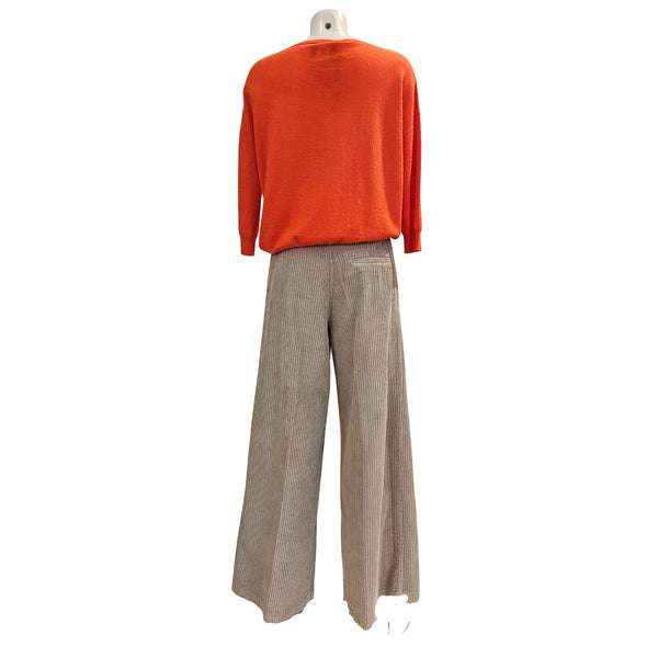 Vicario Cinque, MINERVA, lockerer Pulli in Melone