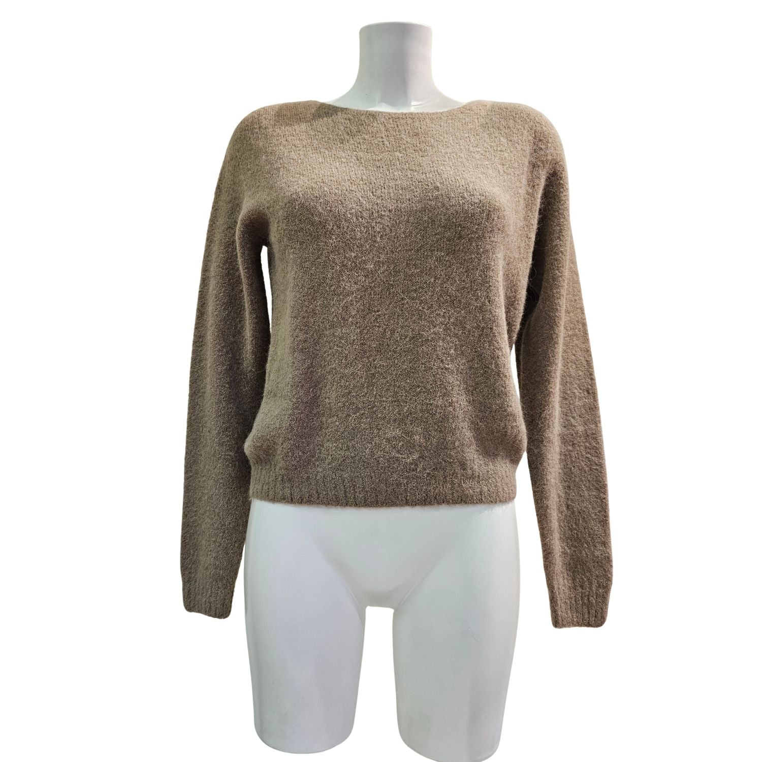 Vicario Cinque, MINERVA, lockerer Pulli in Nougat