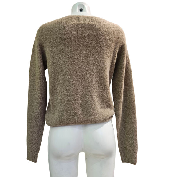 Vicario Cinque, MINERVA, lockerer Pulli in Nougat