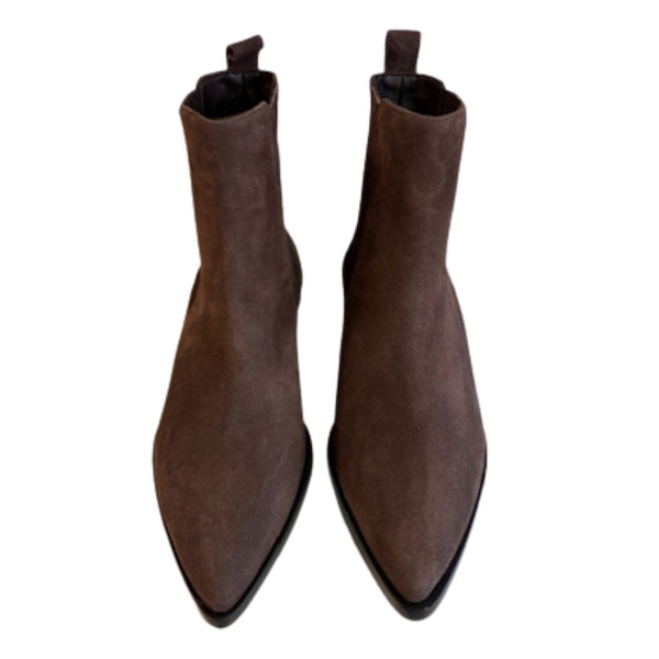 Giampaolo Viozzi, Chelseastiefelette spitz in braun