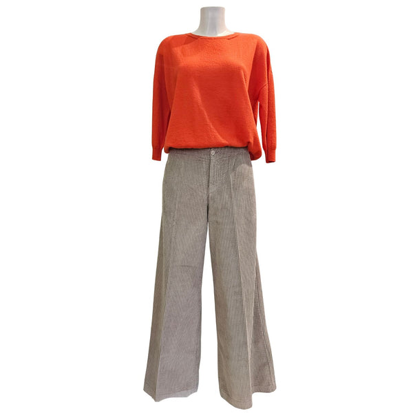 Vicario Cinque, MINERVA, lockerer Pulli in Melone