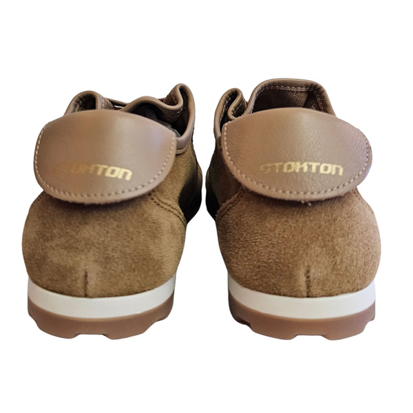 Stokton, Wildleder Sommersneaker in Cognac