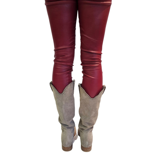 Strategia, sandfarbener Sommerstiefel aus Wildleder