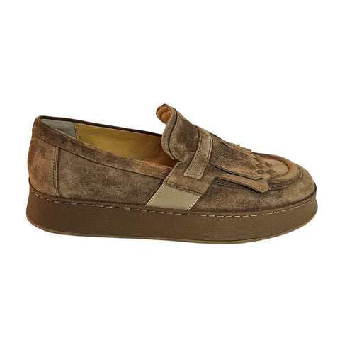 Truman´s, cognacfarbener Wildleder-Loafer mit Tassel