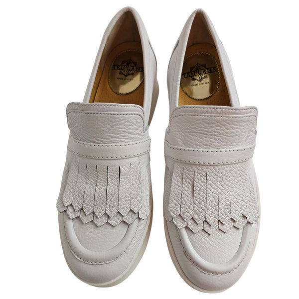 Truman´s, Loafer in Weiß mit Tassel