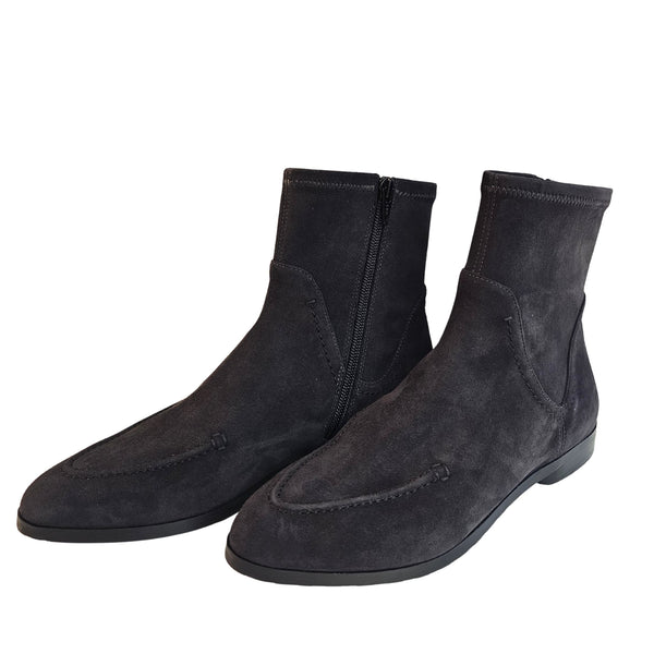 Truman´s, flache Wildleder Stiefelette in Grau