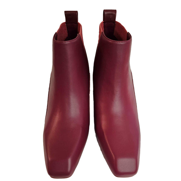 United Nude, Jacky, Stiefelette in Cranberry-Tönen