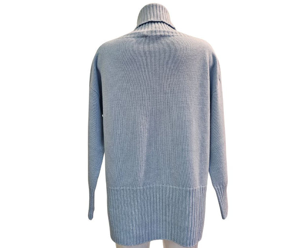 Vanisé, Rollkragenpullover in Hellblau