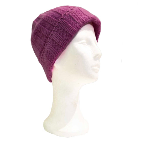 Vanisé, CICLAMINO, Cashmere-Strickmütze in Pink