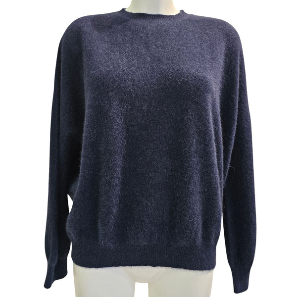 Vanisé, Pullover mit Rundhalsausschnitt in Dunkelblau