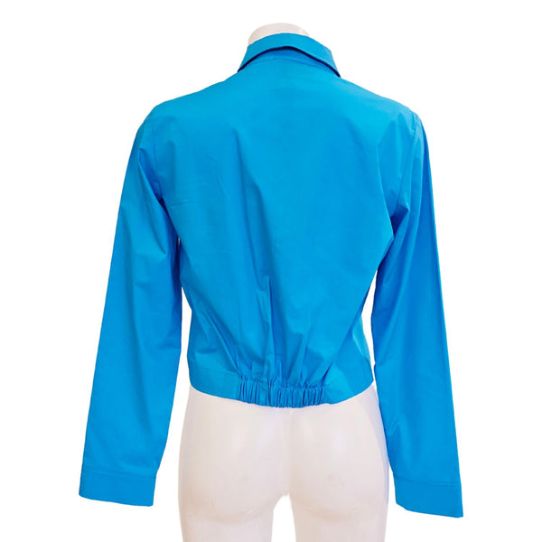 Vicario Cinque, Bluse in Türkis