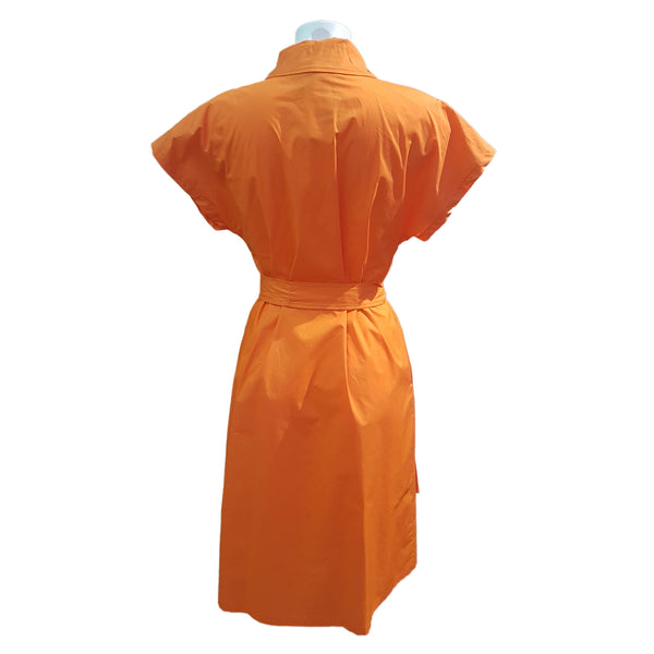 Vicario Cinque,  Aliana Hemdblusenkleid in leuchtendem Orange