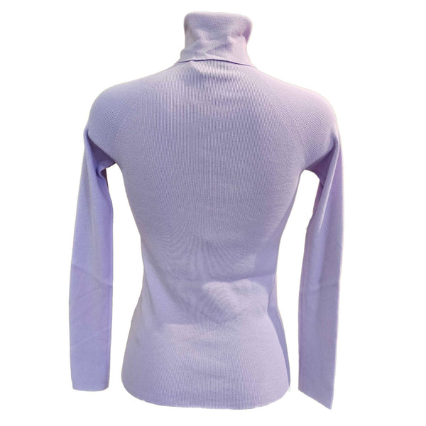 Vicario Cinque, Rollkragenpullover in Lavendel