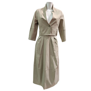 Vicario Cinque, RUBI, kuzer Blazer in Beige