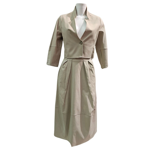 Vicario Cinque, RUBI, kuzer Blazer in Beige