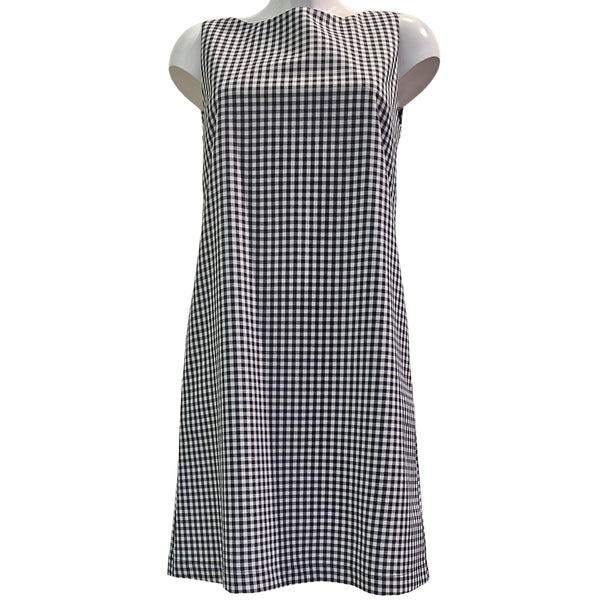 Vicario Cinque, Etuikleid ADORINA in Schwarz/Weiß