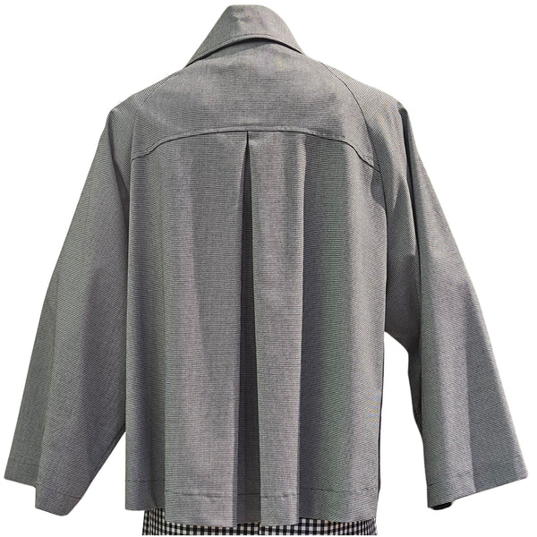 Vicario Cinque, CANDI, Kurzjacke in Hahnentritt, Schwarz-Weiß