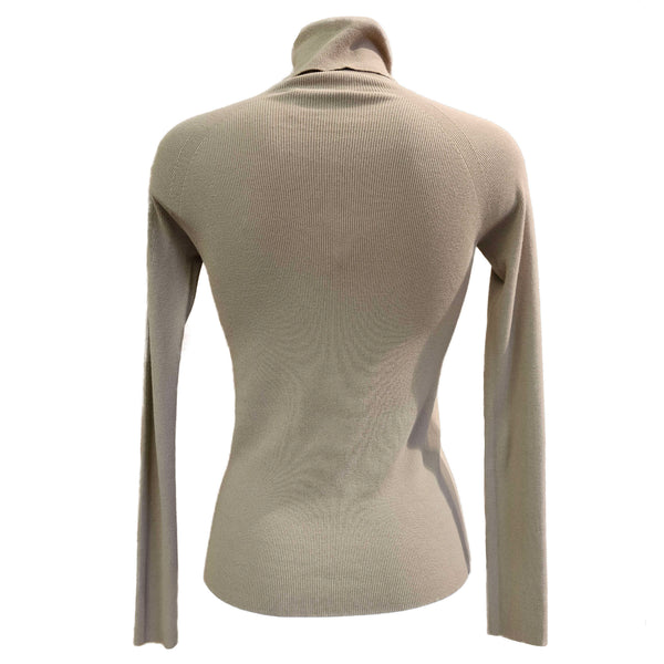 Vicario Cinque, Rollkragenpullover in Beige