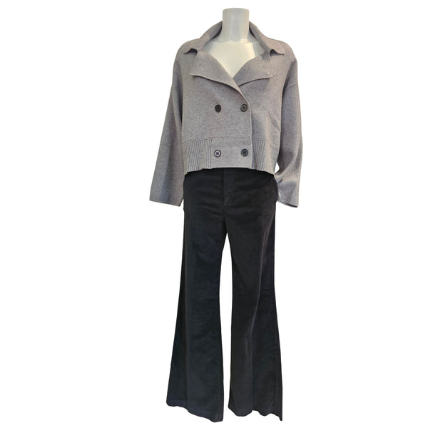 Vicario Cinque, MILICA, Strickjacke in Grau