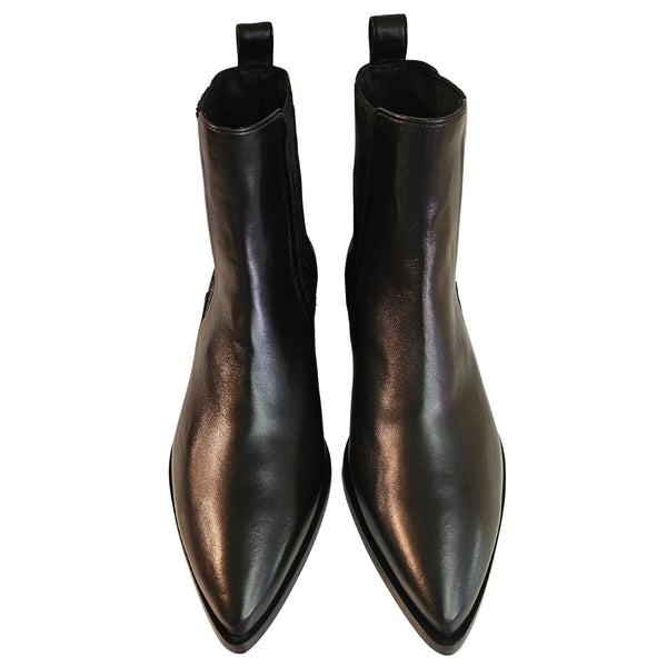 Giampaolo Viozzi, Stiefelette spitz in schwarz