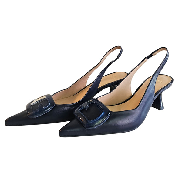ZINDA, Slingback in Dunkelblau