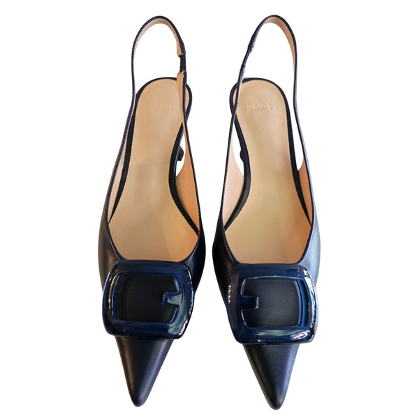 ZINDA, Slingback in Dunkelblau