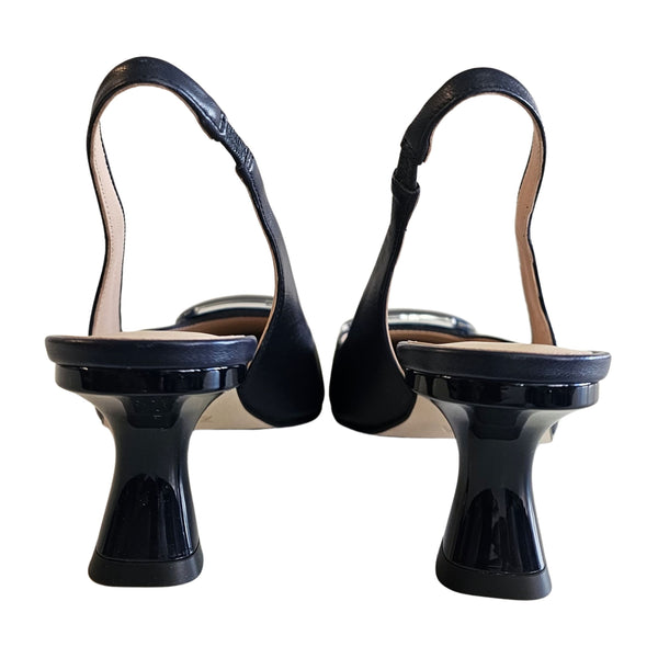 ZINDA, Slingback in Dunkelblau