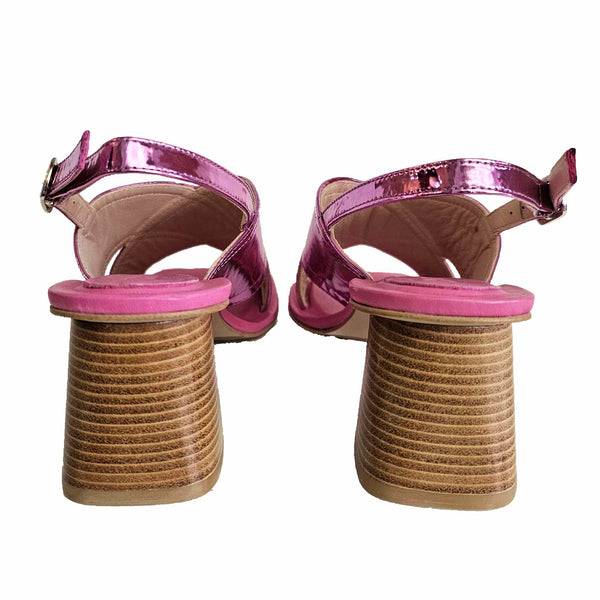 Zinda, Sandalette mit Absatz in Pink