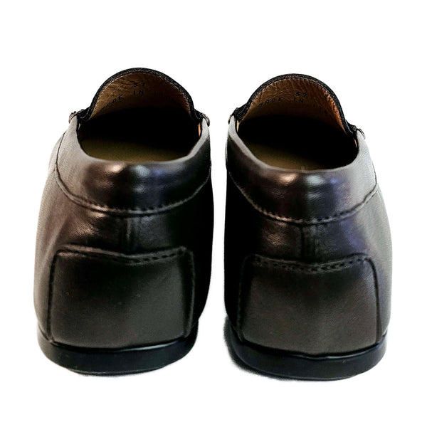 Milliways, Loafer in Dunkelbraun mit Noppensohle