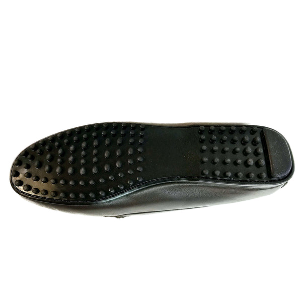Milliways, Loafer in Dunkelbraun mit Noppensohle