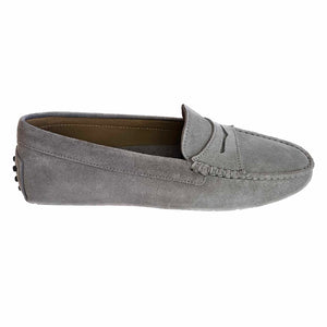 Milliways, Wildleder-Slipper in Grau