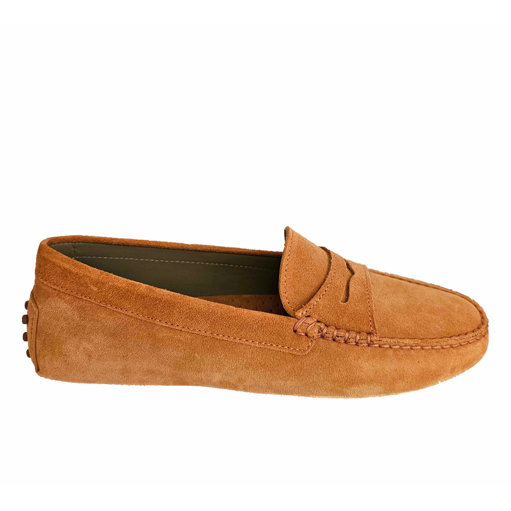 Milliways, Wildleder-Slipper in Orange