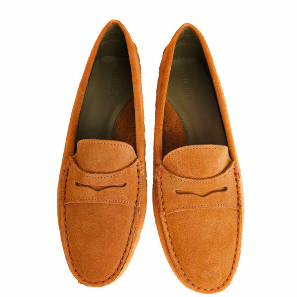 Milliways, Wildleder-Slipper in Orange
