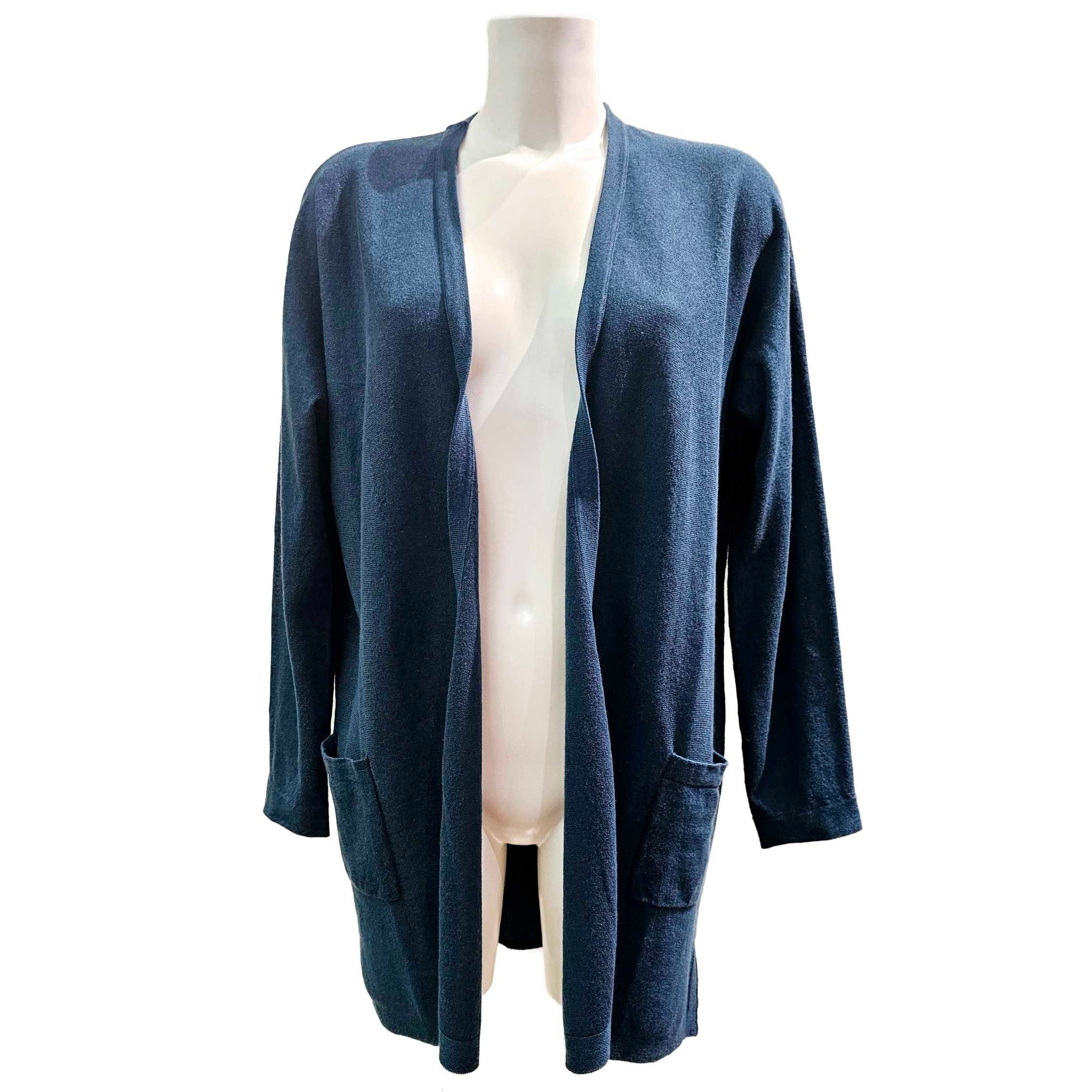 N.O.K., Cardigan in Petrol