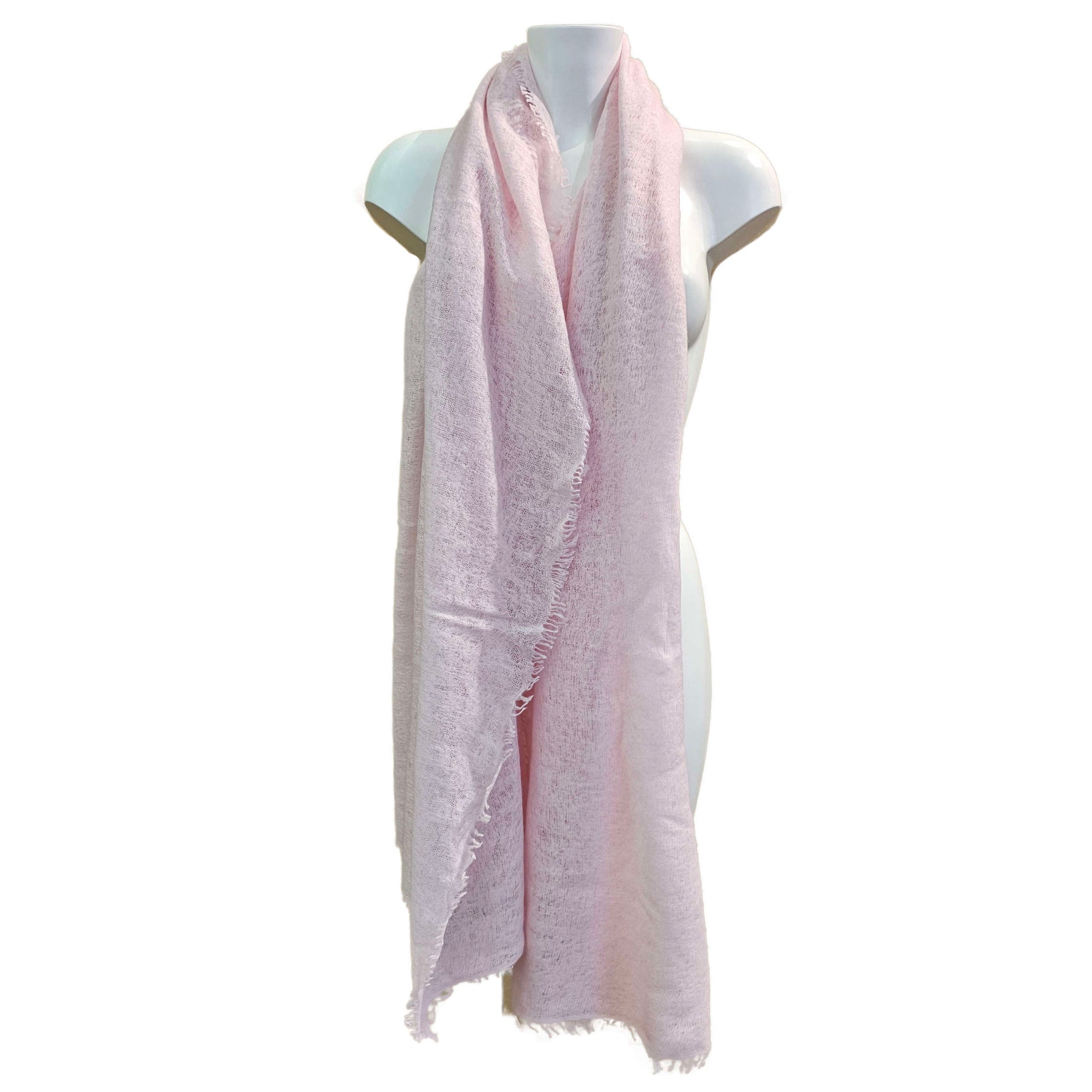 Pur Schoen, Cashmere Schal in Hellrosé