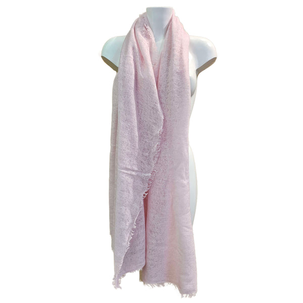 Pur Schoen, Cashmere Schal in Hellrosé