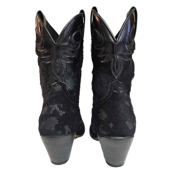 Sendra, handgearbeitete Cowboystiefel in Schwarz