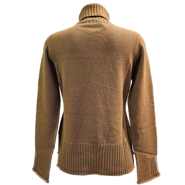 Vanisé, Rollkragenpullover in Cognacbraun