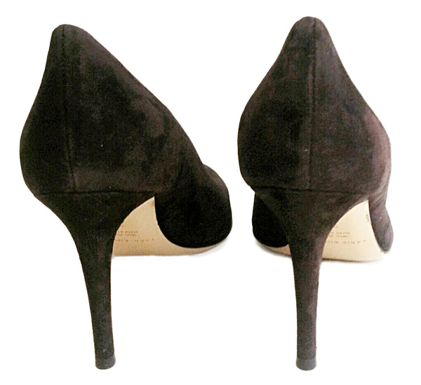 Fabio Rusconi, Nataly, Pumps aus Wildleder in Aubergine